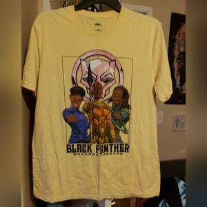 Black Panther Wakanda Forever Women's Short Sleeve Tee - Cream